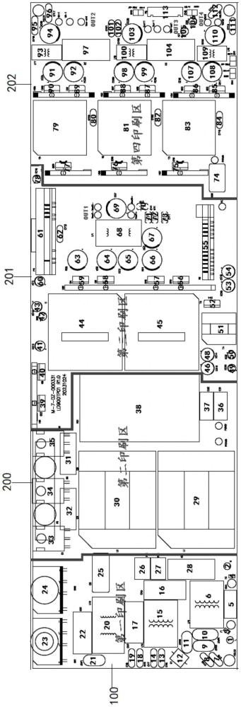 一种大功率多路输出隔离电源的PCB布局结构的制作方法