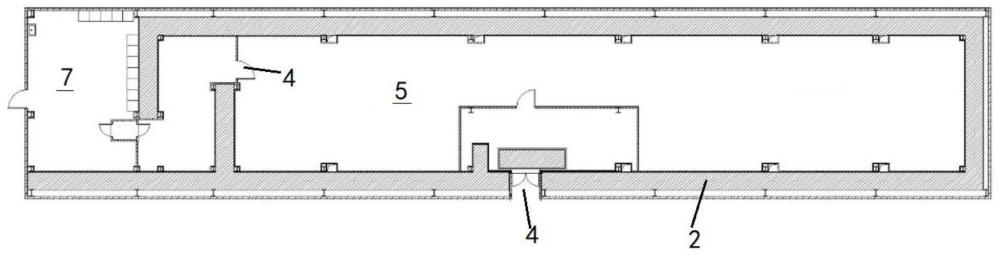 一种深地实验室聚乙烯固体辐射屏蔽装置外围护体及建造方法与流程