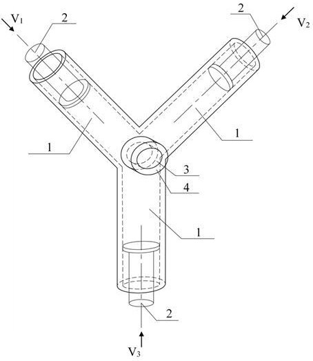 一种用于空间三轴差速挤压的成型方法