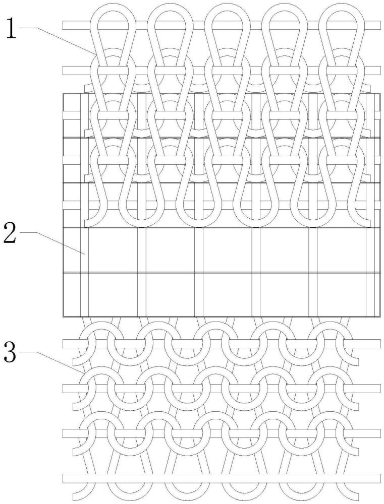 一种纤维填充针织布的制作方法