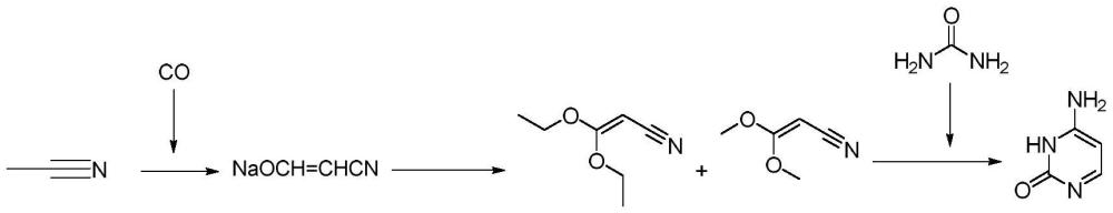 一种杂多酸催化的胞嘧啶的合成工艺的制作方法
