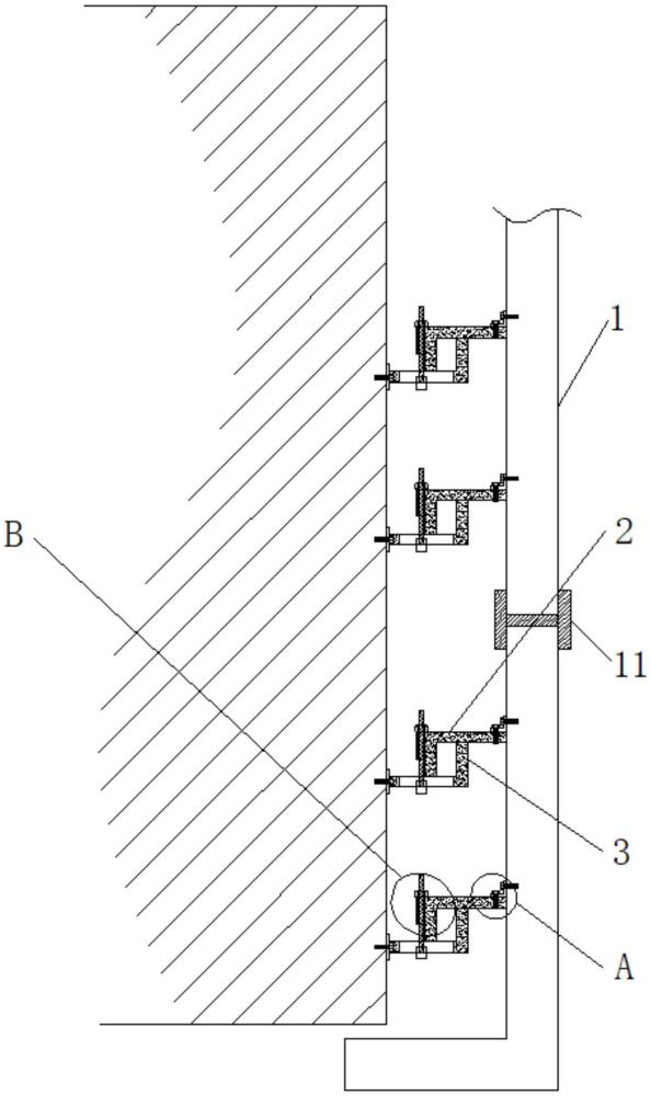 一种石材幕墙的建造方法及固定结构与流程