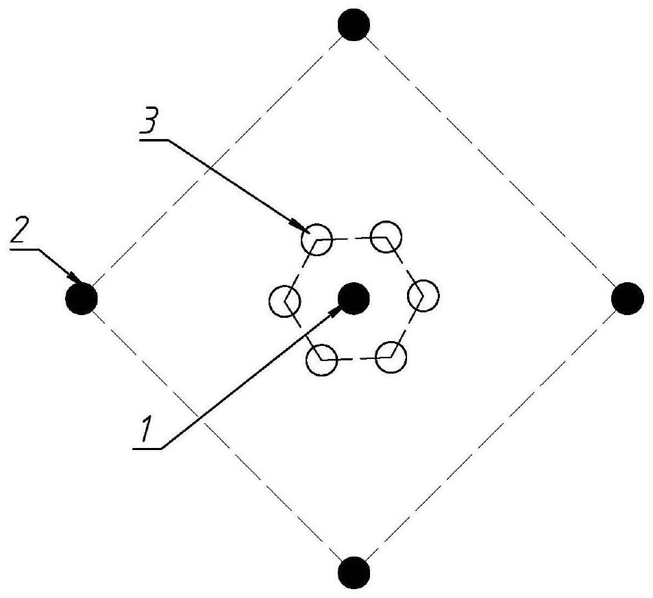 一种隧洞围岩爆破布眼结构的制作方法