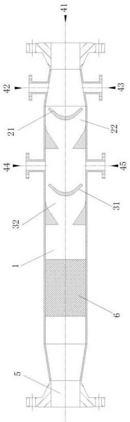 一种高通量二段进料高碳烷基化混合反应器及高碳烷基苯制备工艺的制作方法