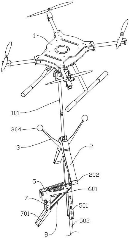 一种输电铁塔的登塔防坠装置及方法与流程