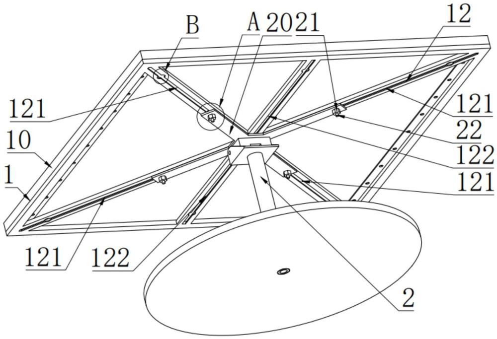 一种家具用受支撑件和一种带支撑架的家具的制作方法