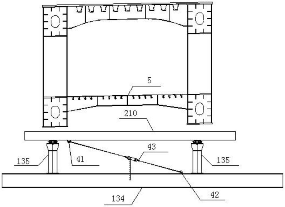 主桥钢结构节段滑移施工的四支承滑移体系的制作方法