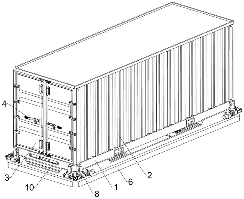 一种便捷转运的储能集装箱