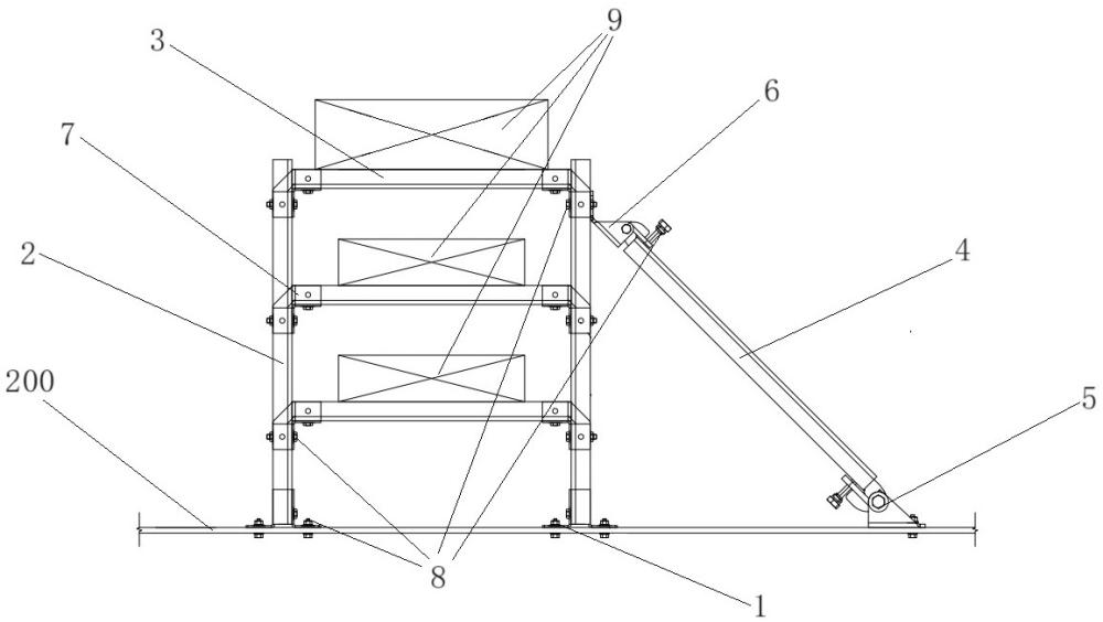 一种反向固定综合支吊架的制作方法