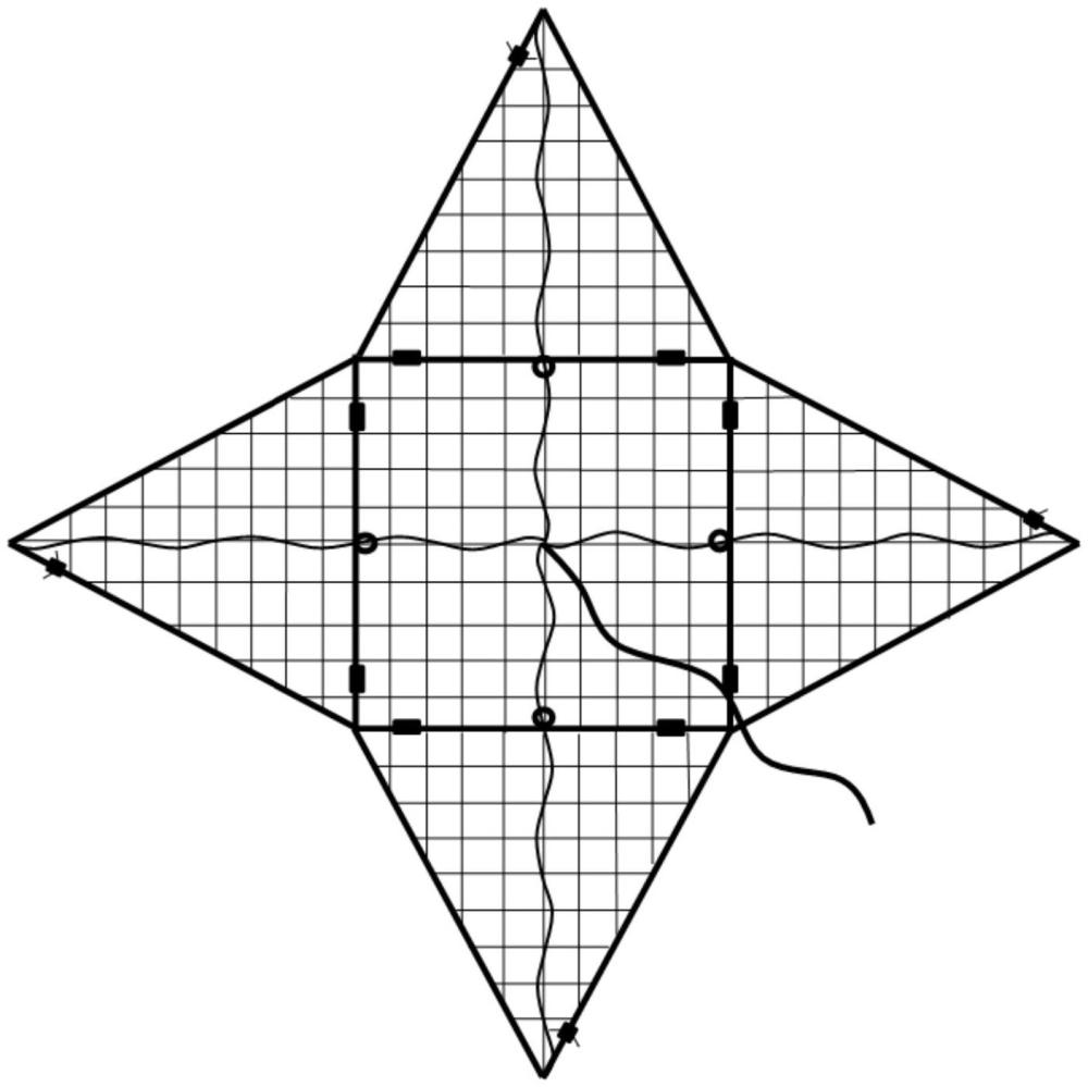 一种基于框架支撑的可折叠盒式捕获网