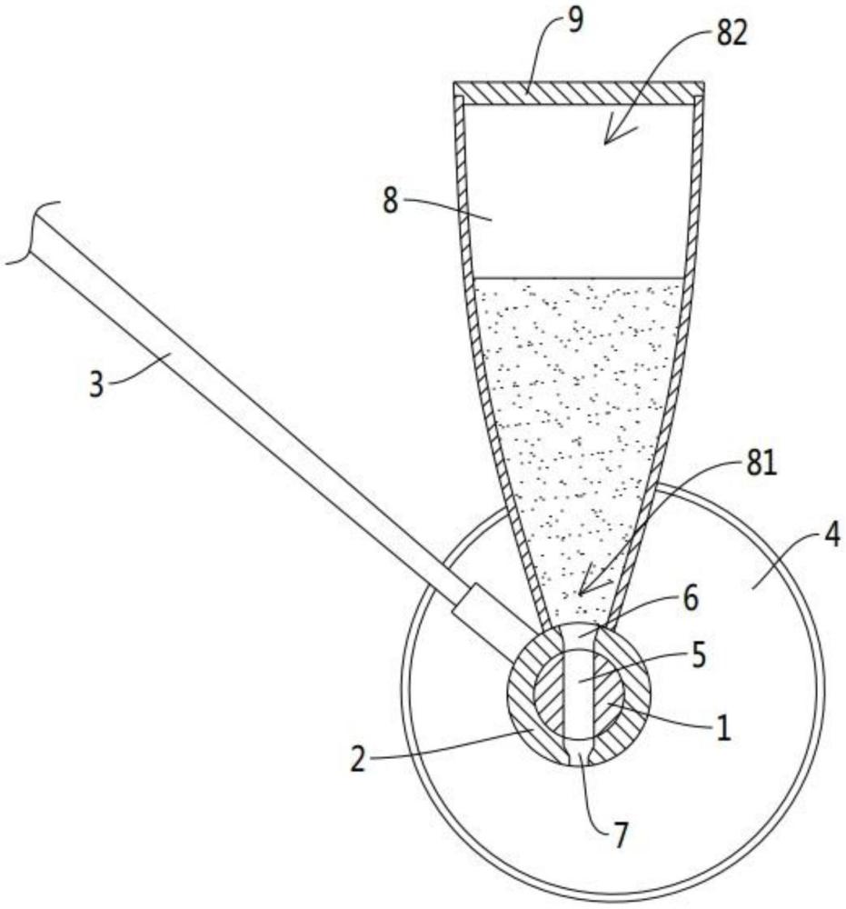 一种建筑施工地划线工具的制作方法