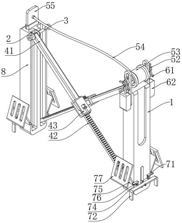 一种具有折叠功能的建筑施工用护栏的制作方法