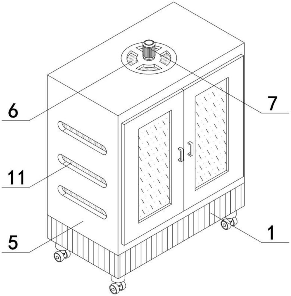 一种建筑消防器材存放装置的制作方法