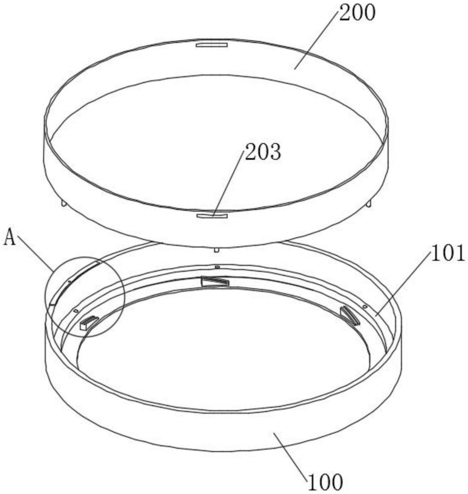 一种旋转提取式隐形井盖的制作方法