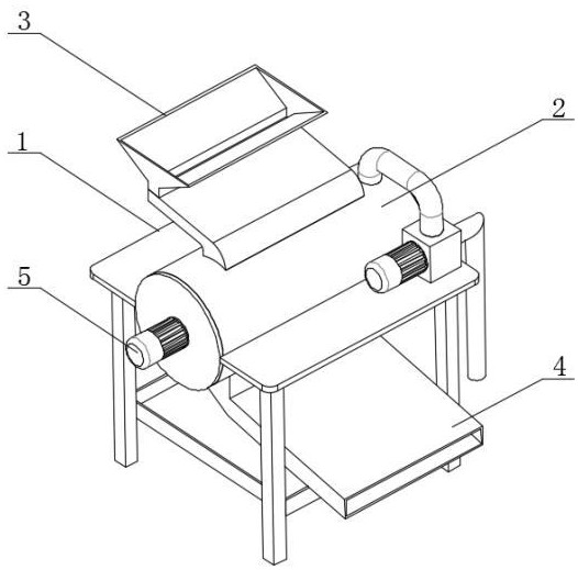 一种鹰嘴豆加工用去壳机的制作方法