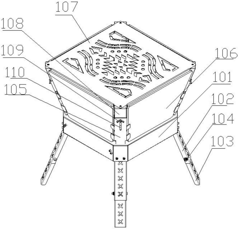 一种焚火烤炉的制作方法