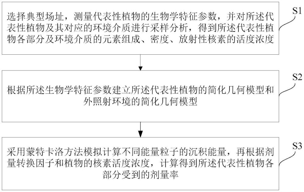 一种核设施外环境中植物剂量率估算方法与流程