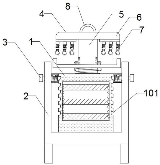 一种渣浆泵维修工具放置架的制作方法