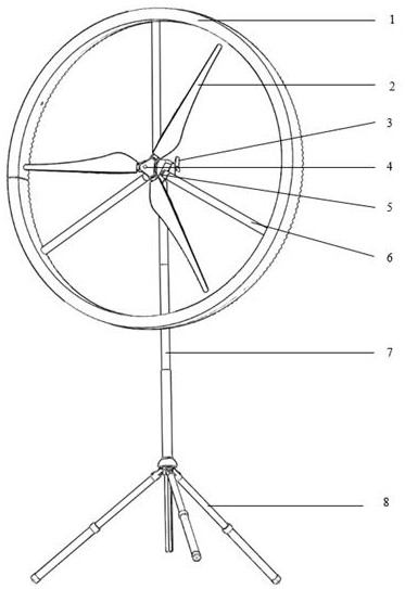 一种便携式风力发电机