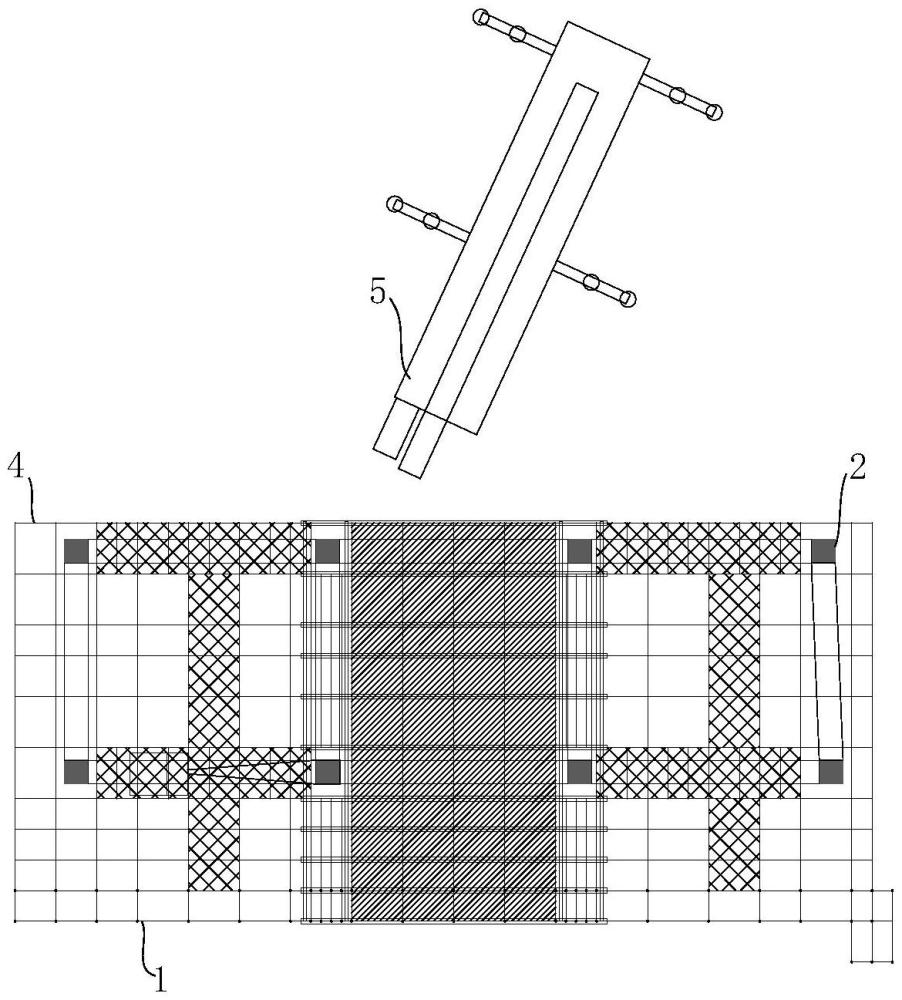 核心区商业建筑物拆落地不落架的施工方法与流程