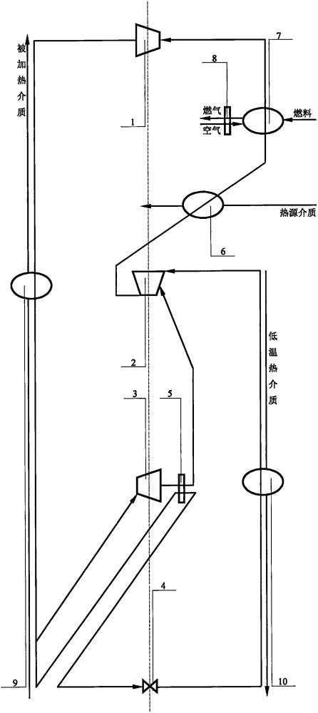 能源携同回热型第一类蒸汽压缩式热泵的制作方法