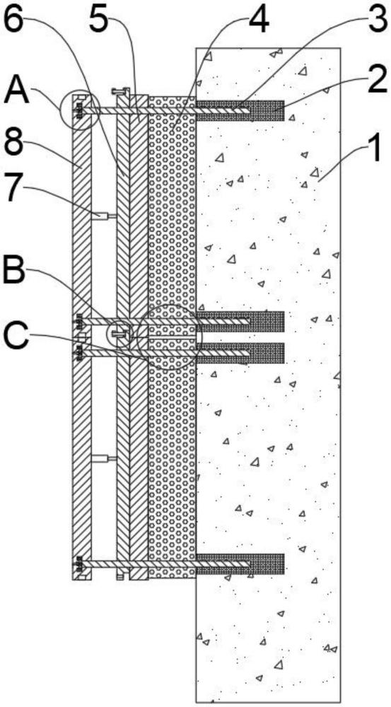 一种节能保温的建筑幕墙结构及施工方法与流程