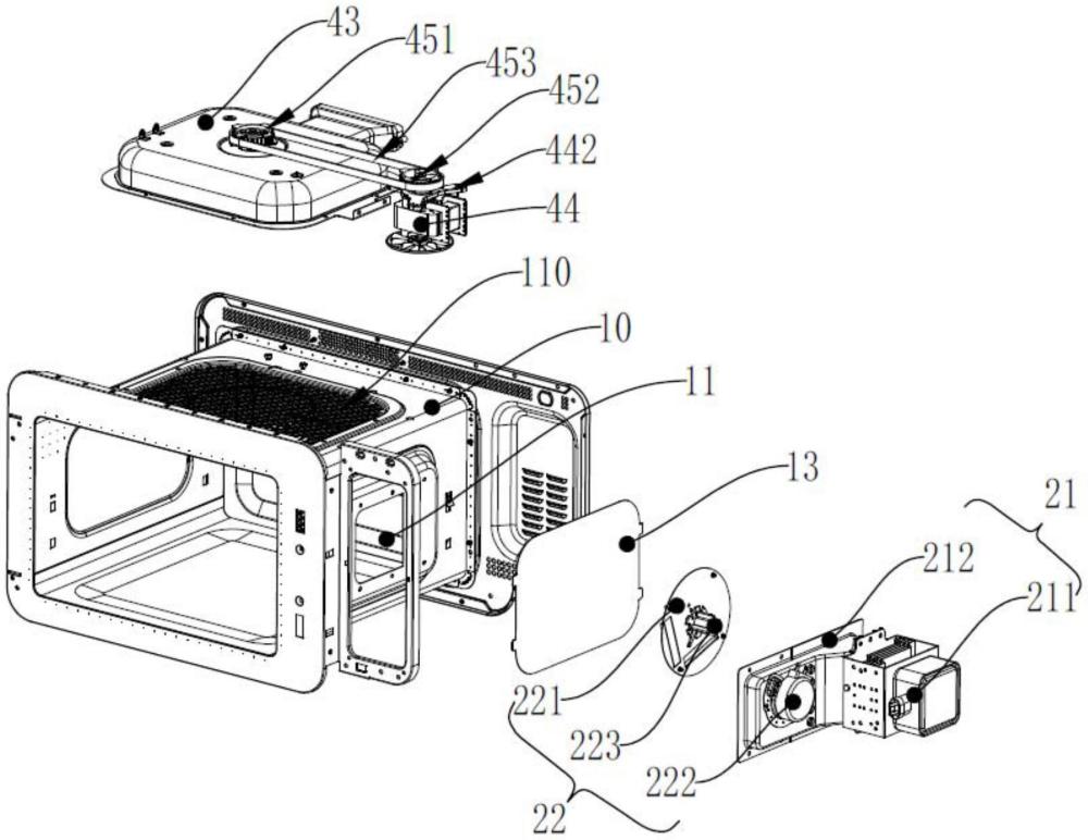 一种带空气炸功能的微波炉的制作方法