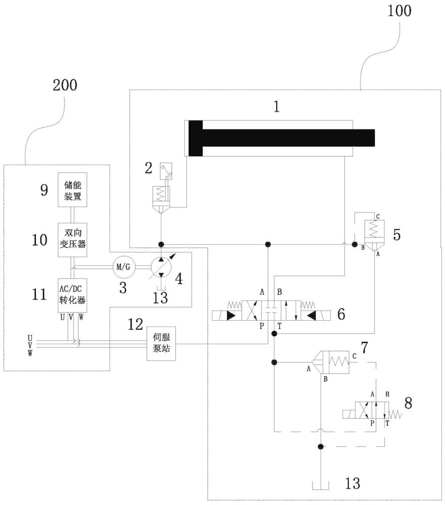 一种具有能量回收功能的锁模系统的制作方法