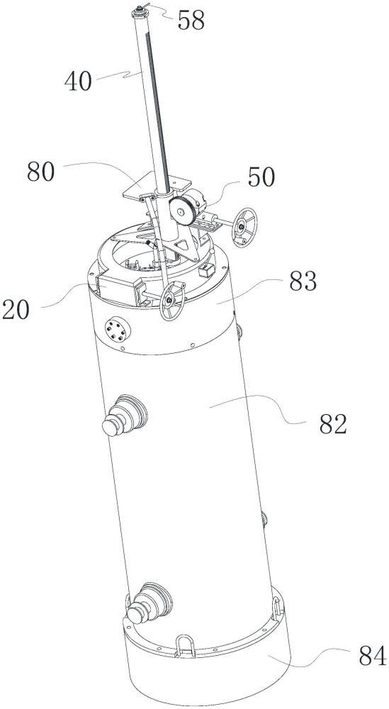 一种旋转型检修容器的制作方法