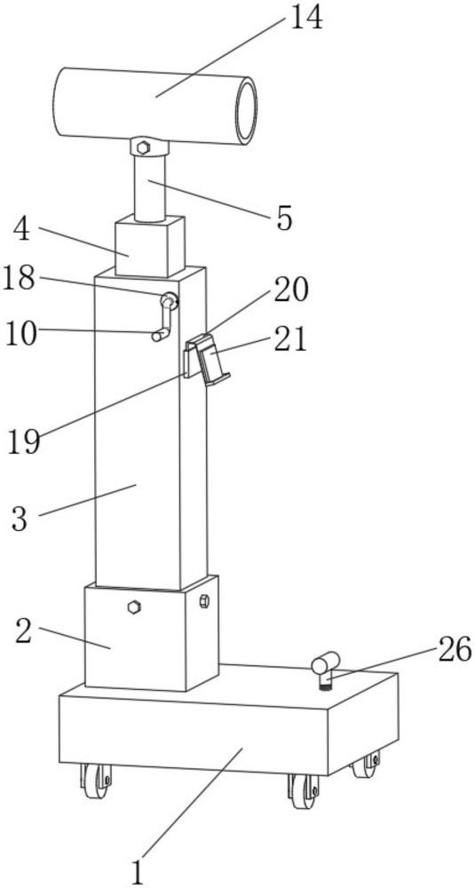 一种建筑工程质量监督墙体厚度检测装置的制作方法