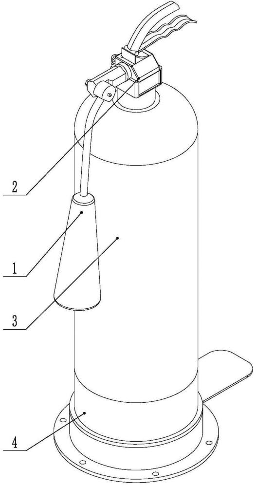 一种实训用仿真灭火器的制作方法