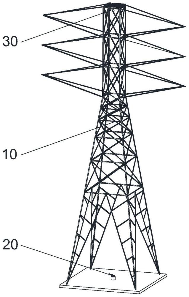一种电力铁塔的横向负载监测装置的制作方法
