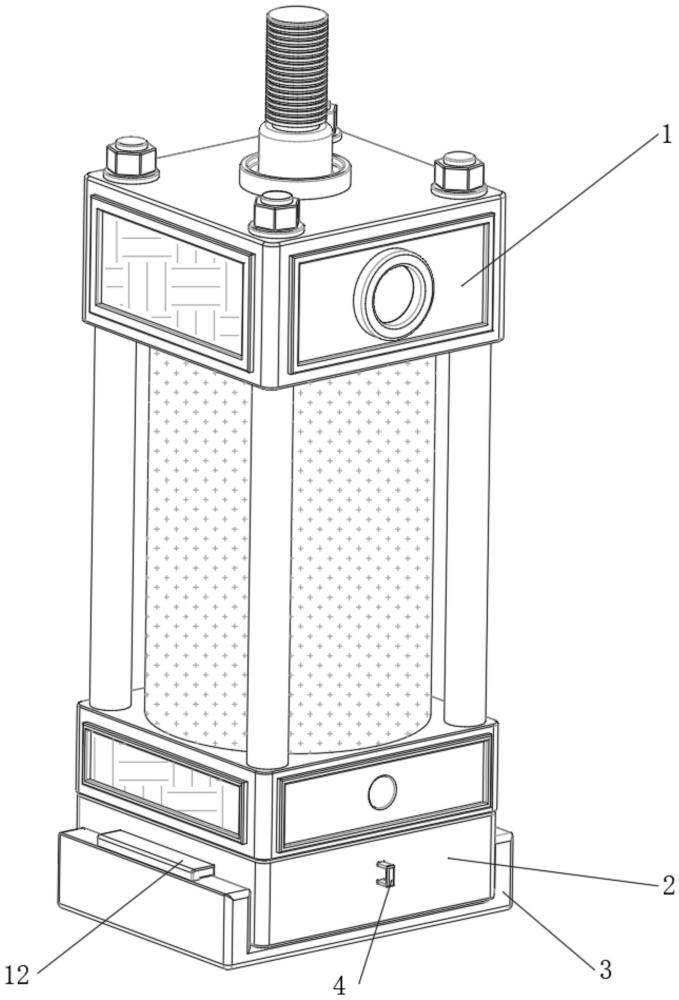 一种液压油缸的安装结构的制作方法