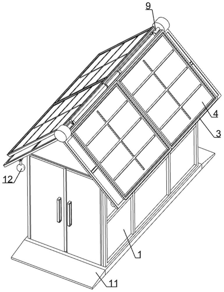 一种可自动供电的阳光房的制作方法