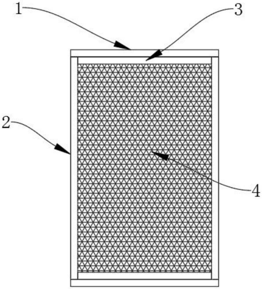 一种高效空气过滤器滤纸密封结构的制作方法