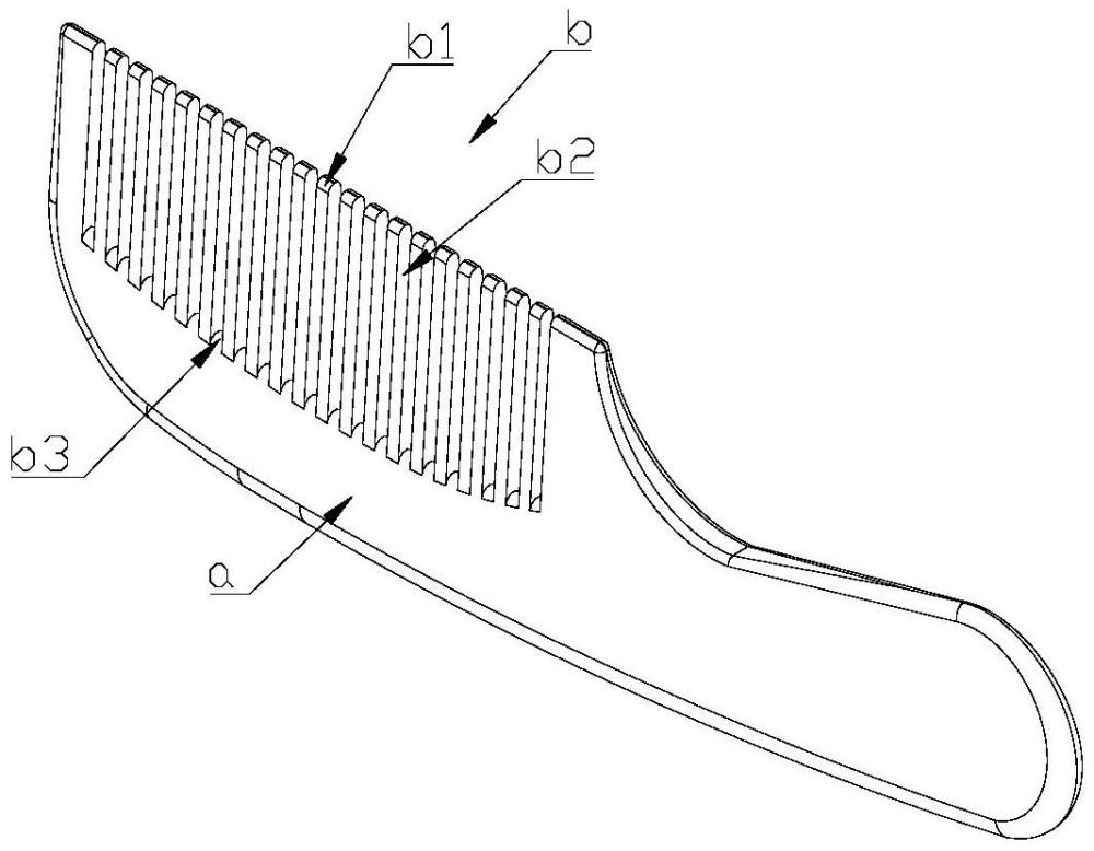 一种具有圆弧齿根的梳子及开齿装置的制作方法