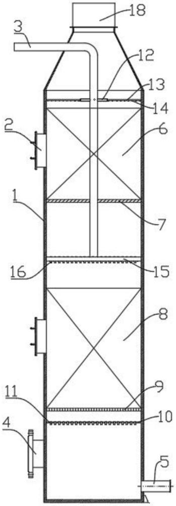 一种喷淋吸收塔的制作方法