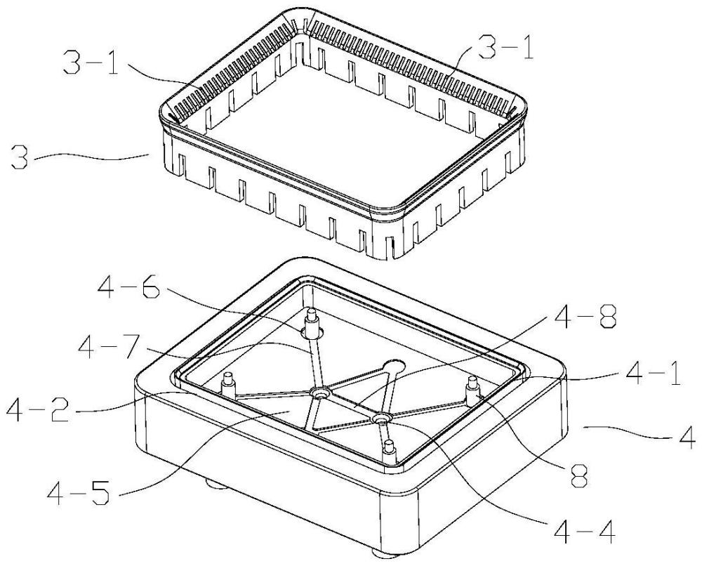 一种塑料橡胶一体基座及使用其的打印机墨垫的制作方法