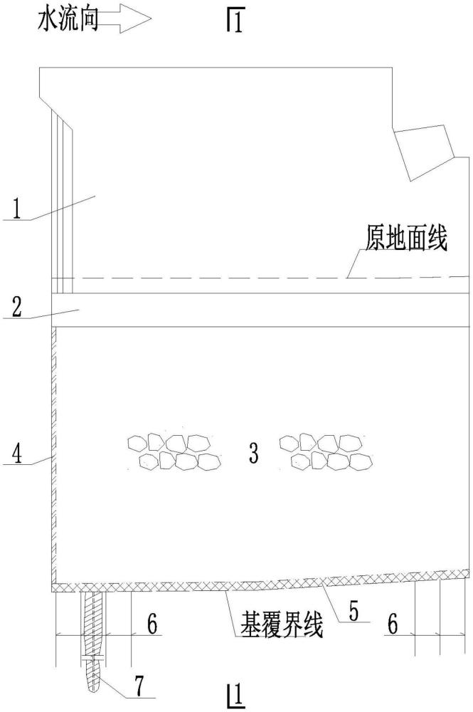 一种应用于泄洪闸的堆石混凝土坝结构及其施工方法与流程