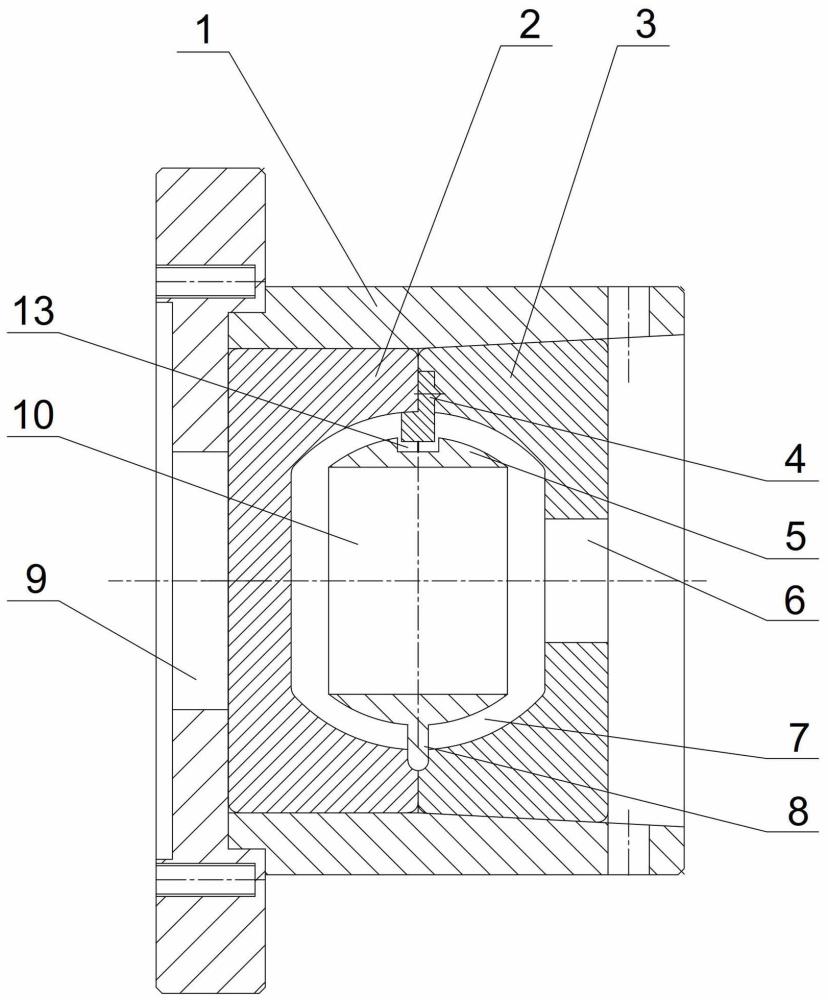 球阀用衬内芯球体的离心铸造模具及工艺的制作方法