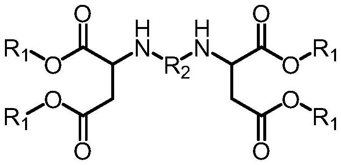 一种天门冬氨酸酯仲胺扩链剂以及其制得的天冬聚脲