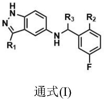 一种N-(3-氟苄基)-1H-吲唑-5-胺衍生物及其用途