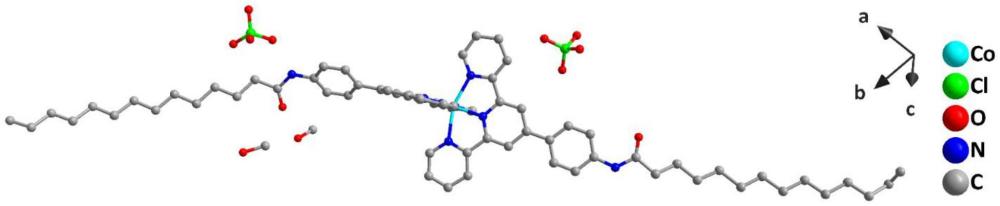 一种柔性烷基链修饰的自旋交叉配合物、制备方法及其应用