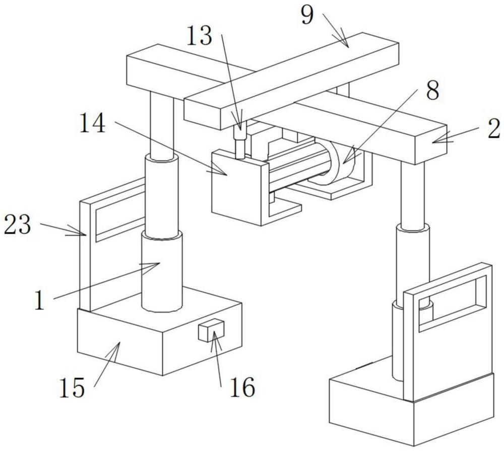 一种重载八角管抓具框架的制作方法