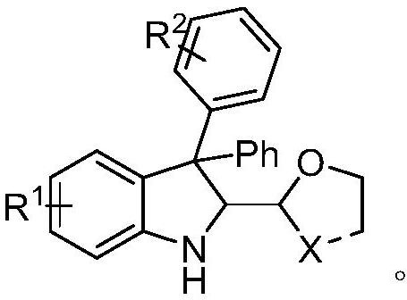 一种2-烷基-3,3-二芳基吲哚啉系列化合物及其制备方法和应用