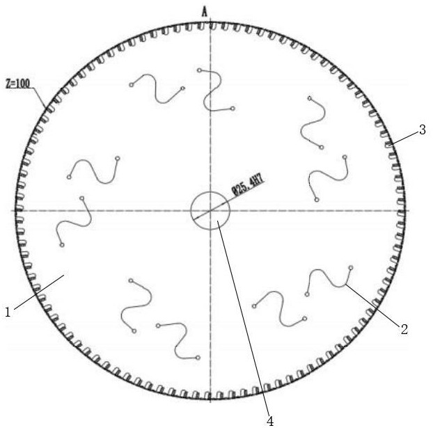 切割不锈钢专用圆形锯片的制作方法