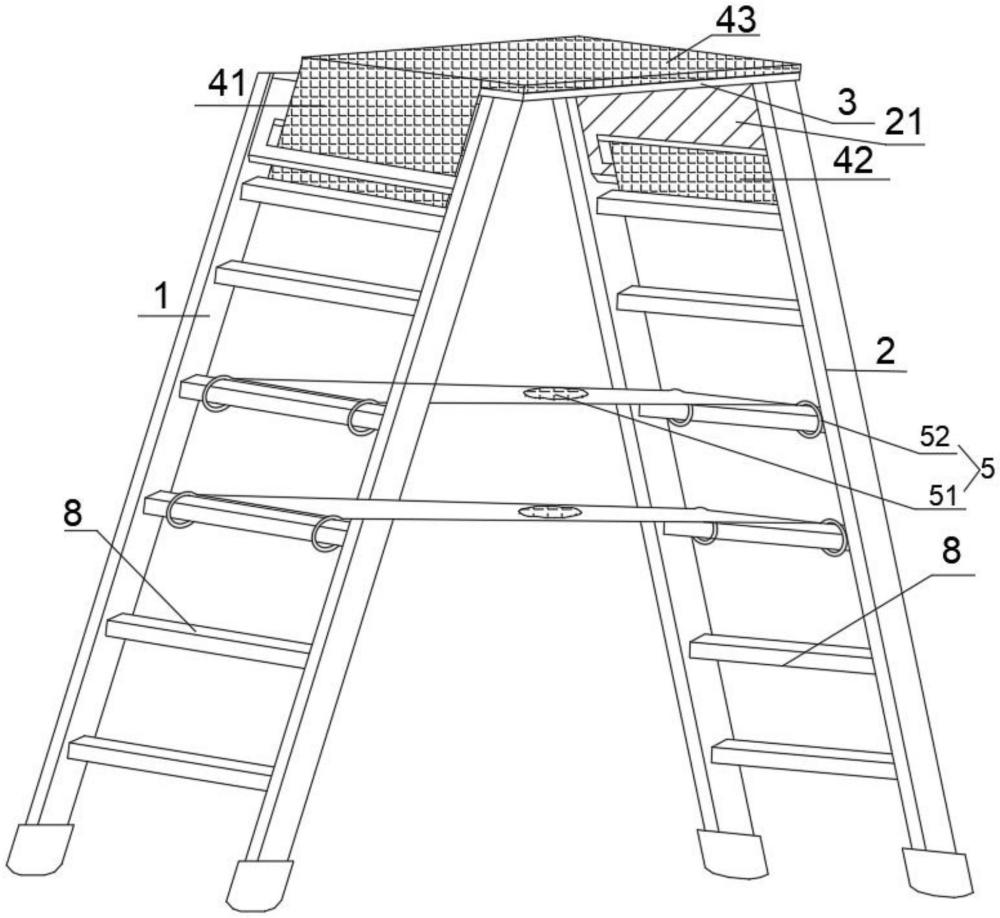 一种建工用多形态置物梯的制作方法