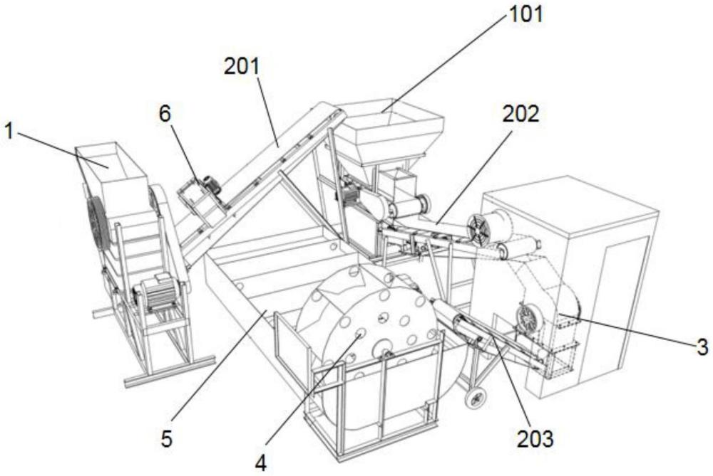 一种施工现场建筑垃圾处理系统的制作方法