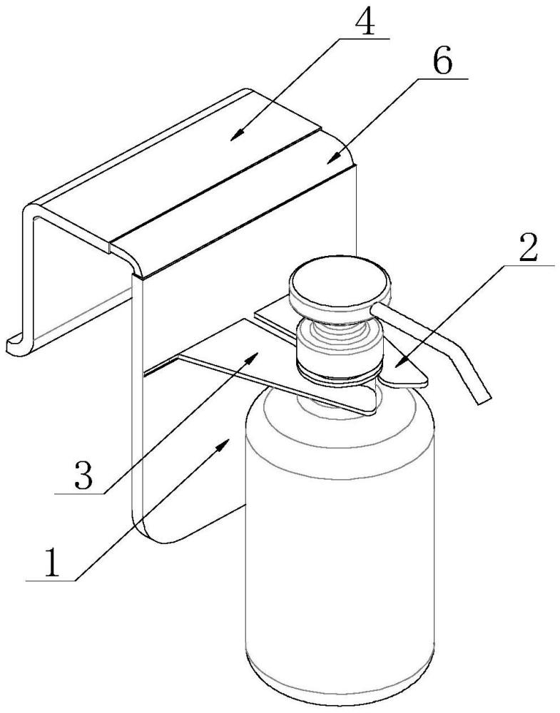 一种防脱消毒液夹持器的制作方法
