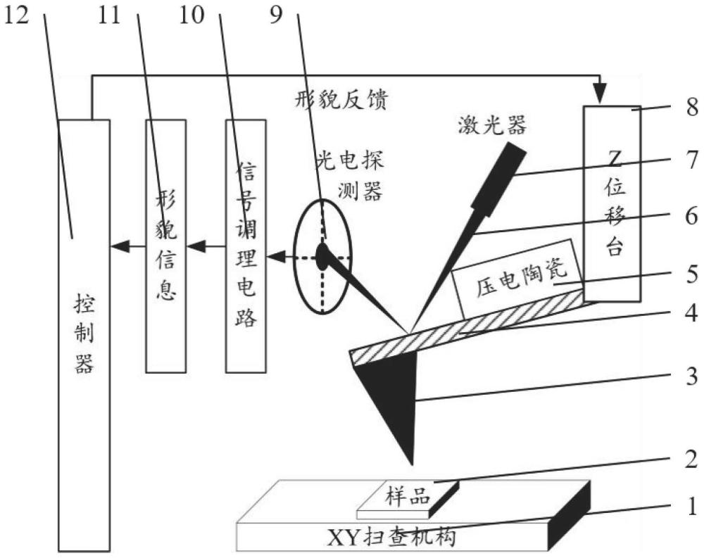 一种消除原子力显微镜图像失真的扫描方法